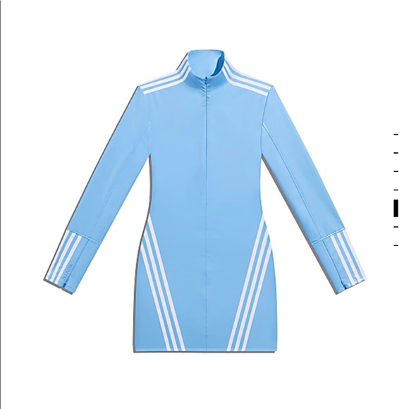 adidas Ivy Park | ICY PARK 1/2 Zip Latex Dress - Picture 3 of 3